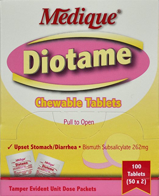 Diotame Tablets (Generic Pepto Bismol) (50/2's) - 100/Box - 44118