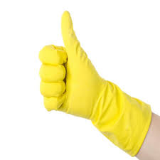 Rubber Gloves, Lined, Pair - X-Large