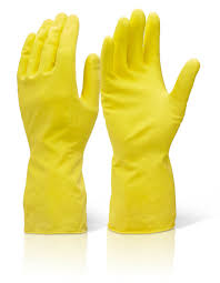 Rubber Gloves, Lined, Playtex, Pair - Medium