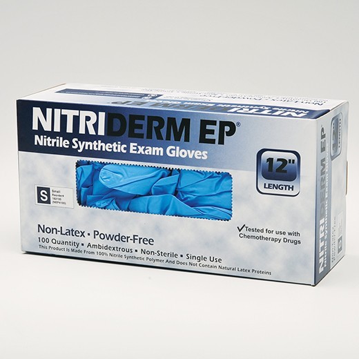 NitriDerm COATS Powder Free Latex Disposable Exam Gloves, Non-Sterile - X-Large - 200/Box - 1003688