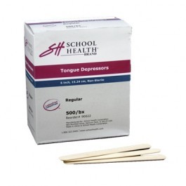 Tongue Depressors - non-Sterile - Regular - 500/Box- 90022