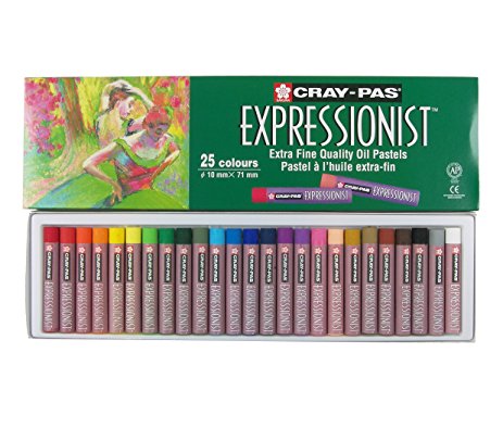 Cray-Pas, Sakura Expressionist Oil Pastels, Assorted Colors - 25/Set