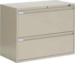 36 Inch Wide 2 Drawer Lateral File - Global 9300 Series  9336P-2F1H