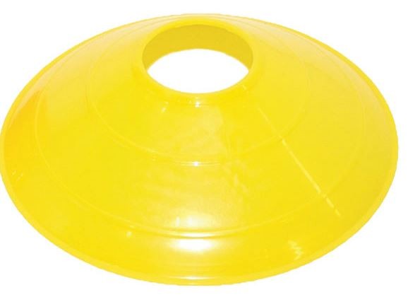2-1/4 X 7-5/8" Disc Cones, Yellow - Each