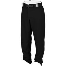 Baseball Pant, Belted Waist, Adult - Black - Small - XL