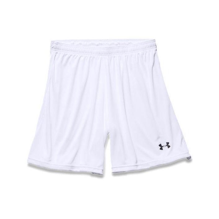 Men's Under Armour Chaos Soccer Shorts, Colors:  White/White, Sizes: S-XXL