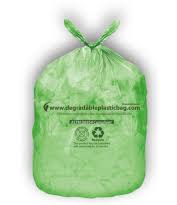 40 X 48 Compostable Can Liner, HD 14 Microns, 44 Gallon - 250/Case - GREEN
