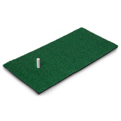 Golf Practice Driving/Chipping Mat, Double Reinforced Turf 1' X 2' with 2-1/2" Rubber Tee