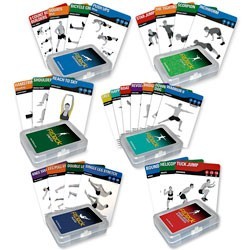 Fit Deck Exercise Playing Cards - 5/Set - PE09271E