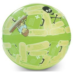 24" Clever Catch CPR/First Aid Vinyl Ball