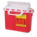 Guardian Sharps Collector, 5.4 QT, Container and Wall Mount - Red - 90129 and 90130
