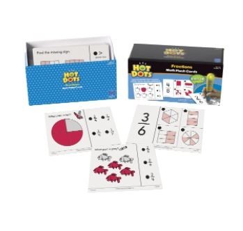 Educational Insights Hot Dots Fractions Flash Cards - Grade K Plus