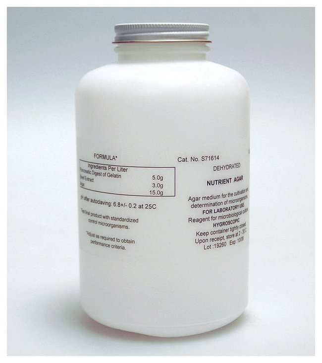 Nutrient Agar, Dehydrated Media - 114G - S71613A