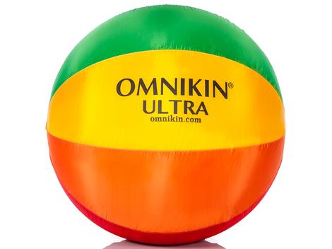 36" Omnikin Ultra Ball, Indoor/Outdoor Waterproof Nylon Cover With Latex Bladder