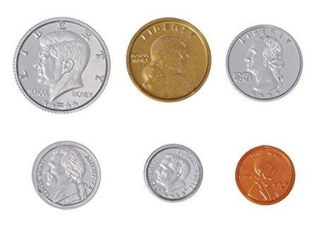 Plastic Coins Set