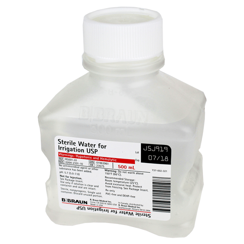 Sterile Water - 500 ml Bottle - 42056