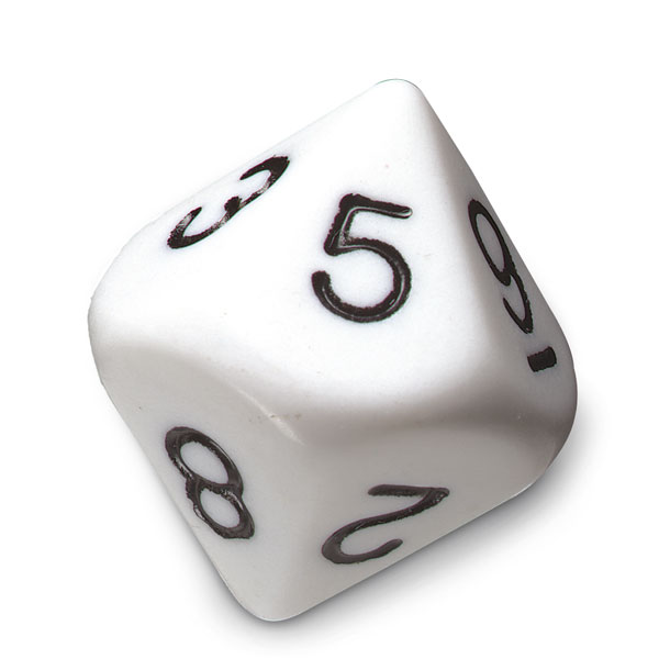 10 Sided Dice in Dice Set - 72/set