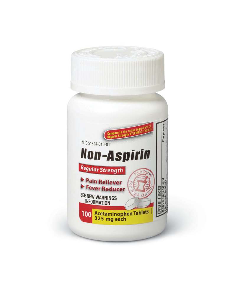 Generic Acetaminophen, 325 Mg - 100/Bottle - 44058