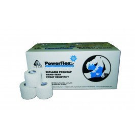 1" X 6 Yds Andover PowerFlex Cohesive Bandages, White - 48/Case - 28163