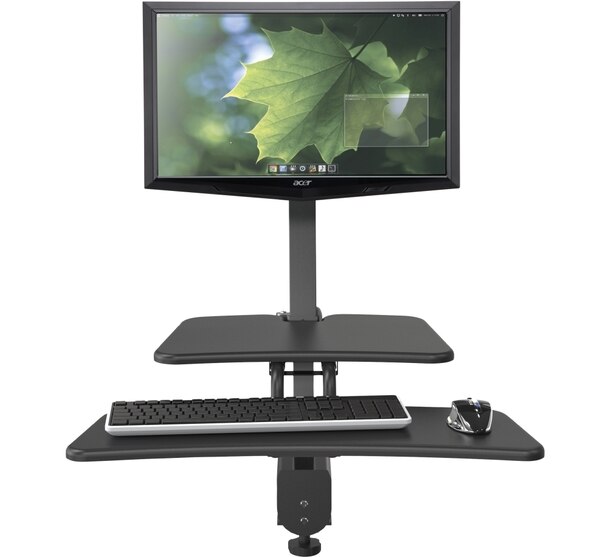 Balt Desk Mounted Sit/Stand Workstation Single Monitor Mount