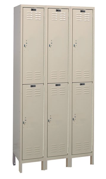 ValueMax Lockers, Double Tier, 3 Wide, 12 X 36 X 78 H - Hallowell UH3228-2