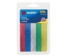 Avery Foil Star Labels, 1/2 In., Assorted Colors - 440/Pkg