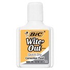 BIC Wite-Out Quick Dry Correction Fluid, White, 0.65 Oz Bottle