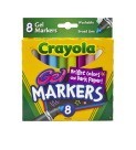 Crayola Washable Gel Markers, Assorted Colors - 8/Set - CYO588163
