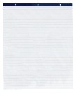 27 X 34 Ruled Easel Pad, 1" Ruled, White, 50 Sheets/Pad - 4/Pkg