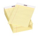 5 X 8 Legal Pad, 3/8 Ruled, 50 Sheets/Pad, Canary - 12/Pkg