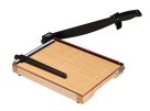 Paper Trimmer Cutter with Wood Base and Steel Blade, 15 In., 15 Sheets