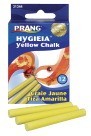 Prang Hygieia Dustless Chalkboard Chalk - Yellow - 12/Box