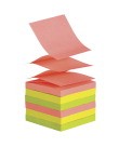 3 X 3 Post-it Pop Up Notes, 100 Sheets/Pad, Assorted Neon Colors - 12/Pkg