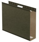 Pendaflex Hanging File Folders, 3 Inch Expansion, Letter, Standard Green - 25/Pkg