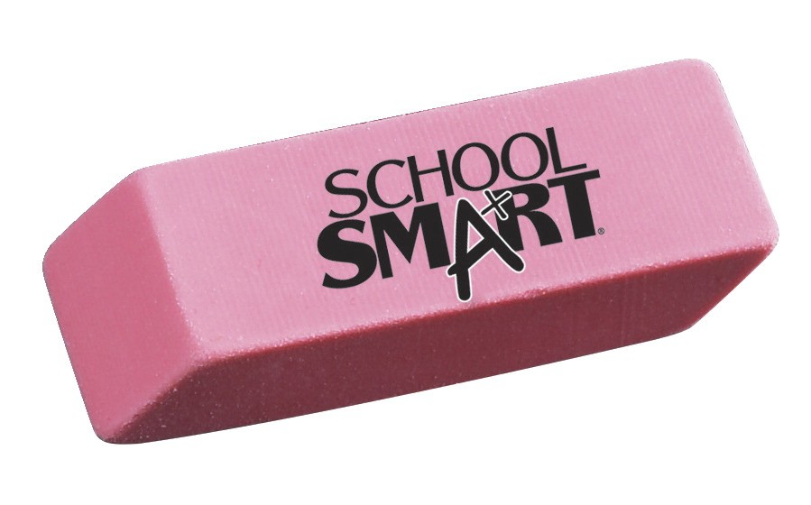 Pink Erasers, Medium 2-1/8 X 3/4 X 3/8 - 12/Box
