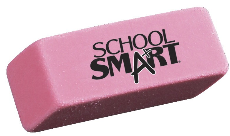 Pink Erasers, Small 1-7/8 X 3/4 X 3/8 - 36/Box