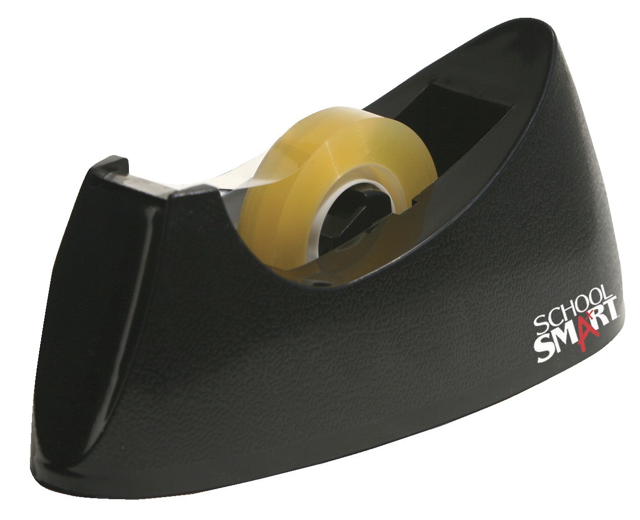 Tape Dispenser, Weighted, 1" Core, 1/2 - 3/4" Tape, Black