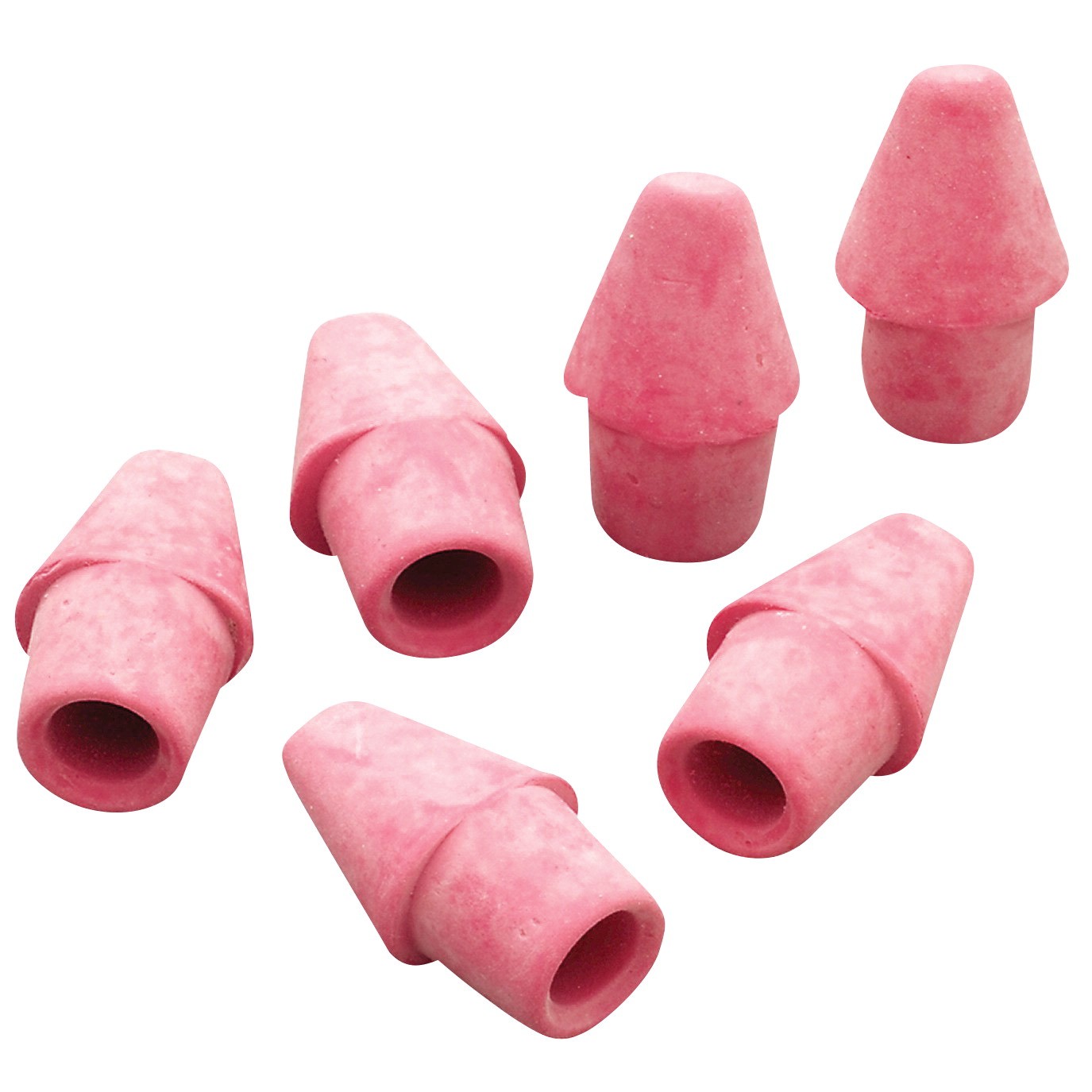 Paper Mate Pencil Cap Eraser, Pink, Pack of 144 - PAP73015