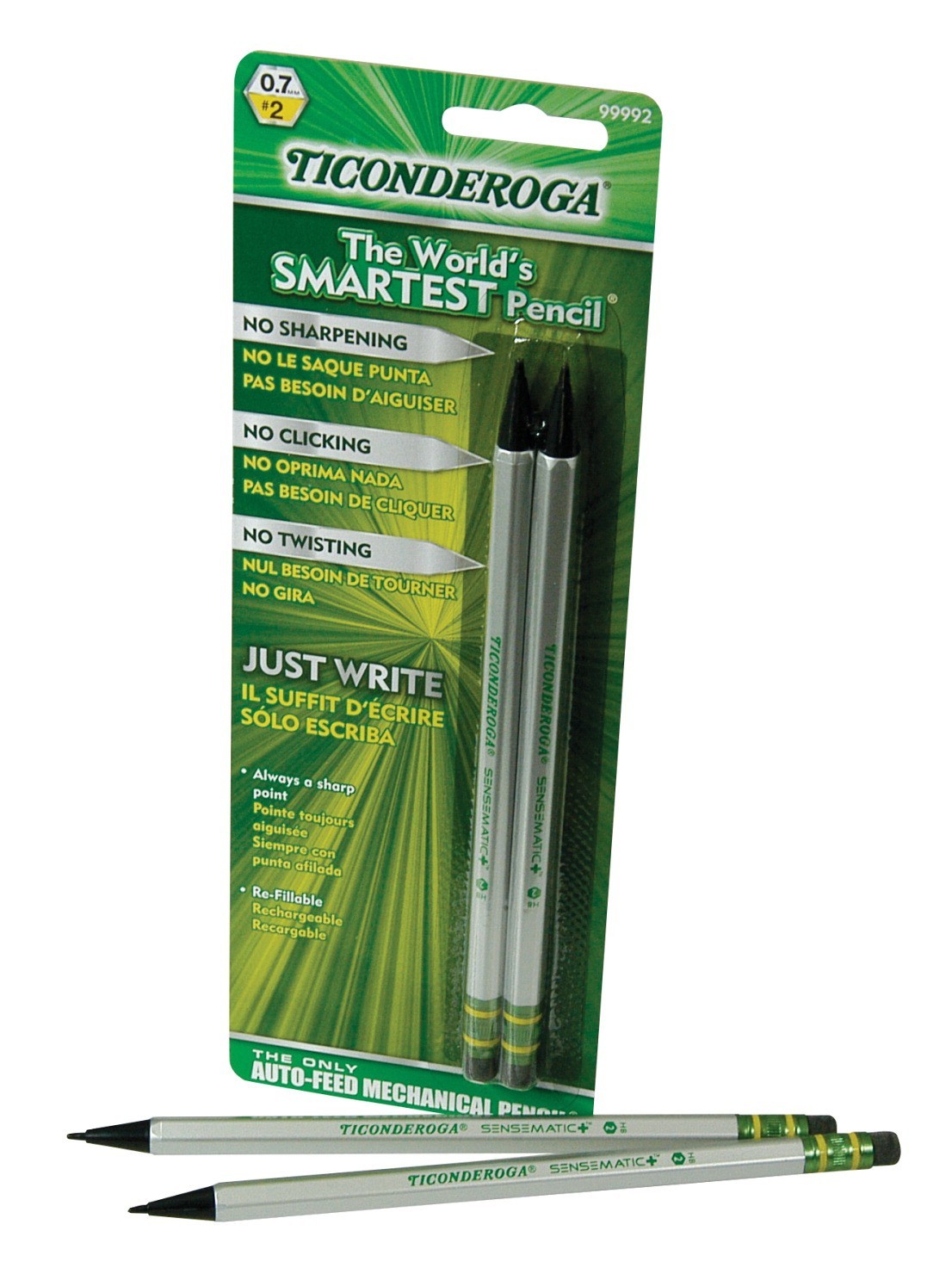 Sensematic Dixon Ticonderoga Pencils - 2/Pkg