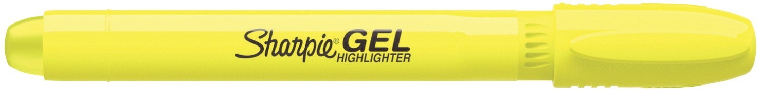 Sharpie Fluorescent Yellow Gel Highlighter  Pack of 2