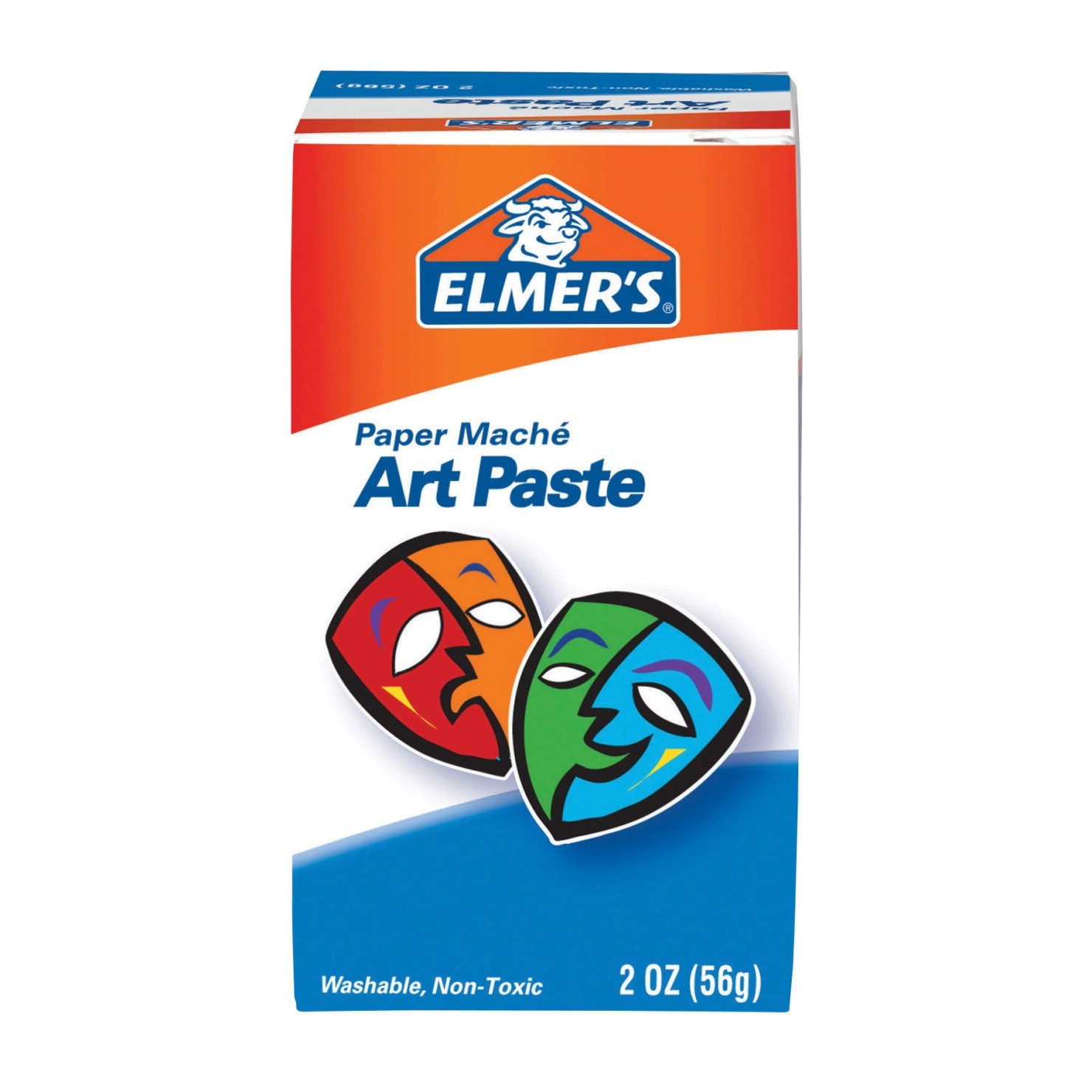 Elmer's Paper Mache Art Paste, Washable, Non-Toxic, 2 Oz Package Makes 4 Quarts
