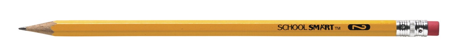 Non-Toxic Pencil with Latex-Free Eraser, No 2 Tip, Yellow - 144/Pkg