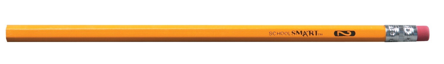 Pre-Sharpened Pencil with Latex-Free Eraser, No 2 - 12/Pkg