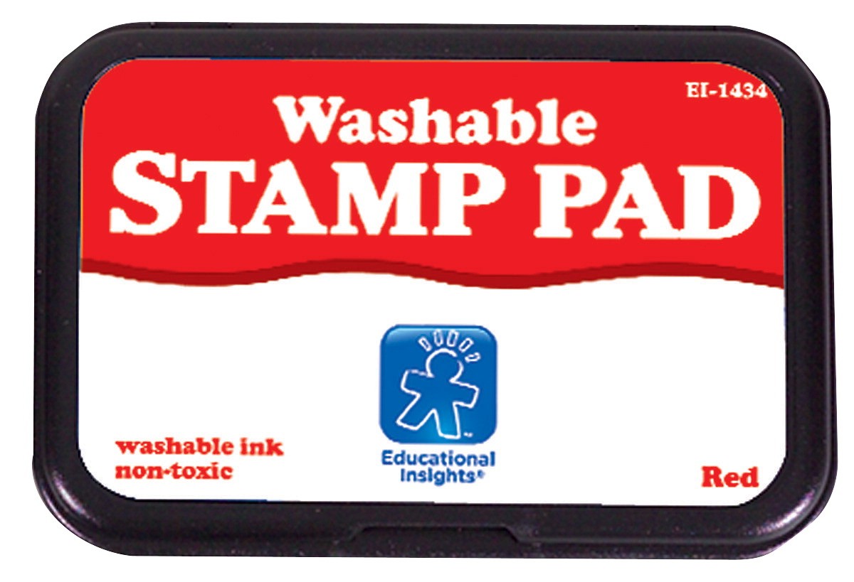 Washable Stamp Pad - 3-1/2 X 2-1/2 - Red