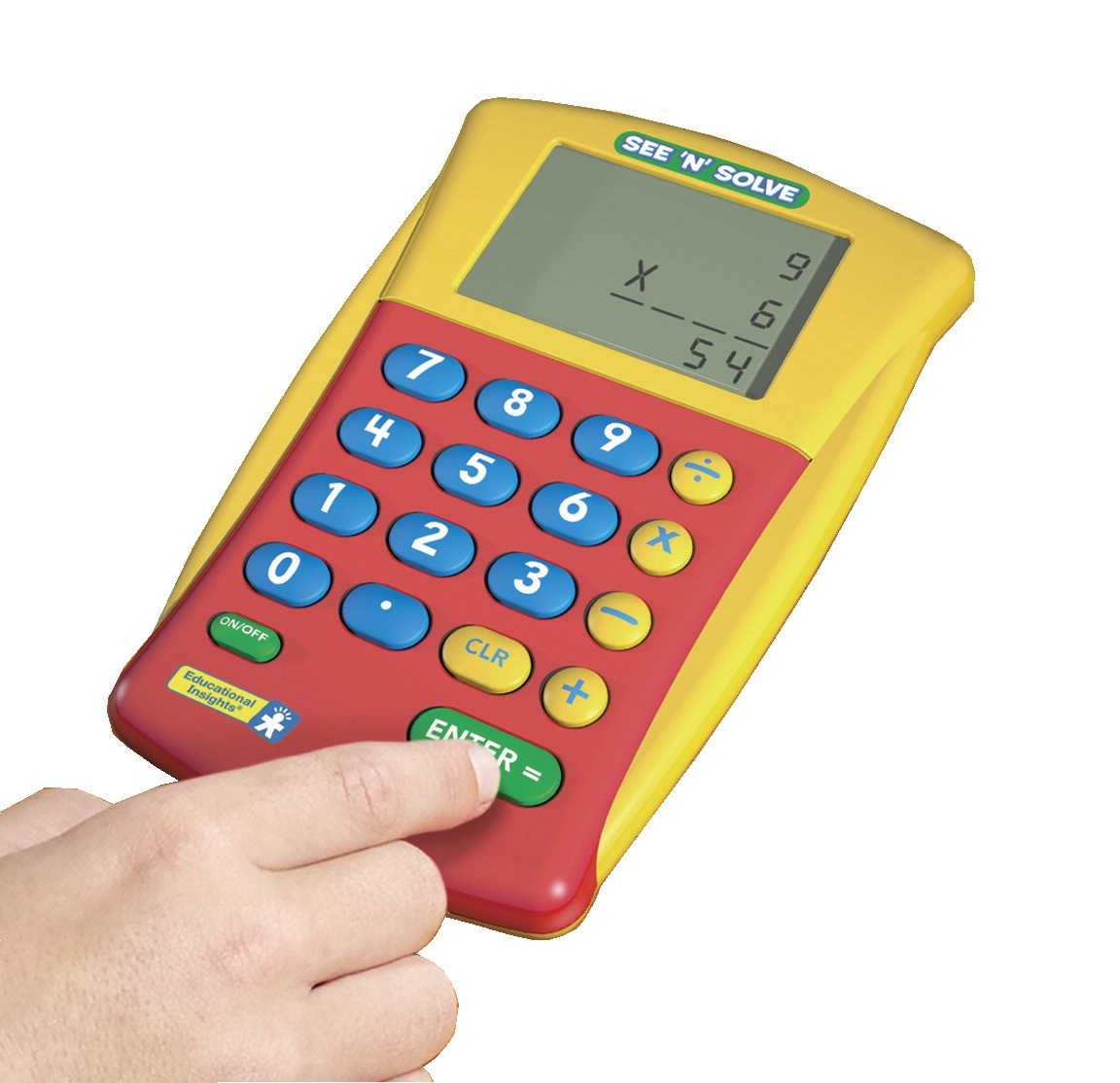 Educational Insights See 'N' Solve Visual Calculator, Oversized LCD Screen