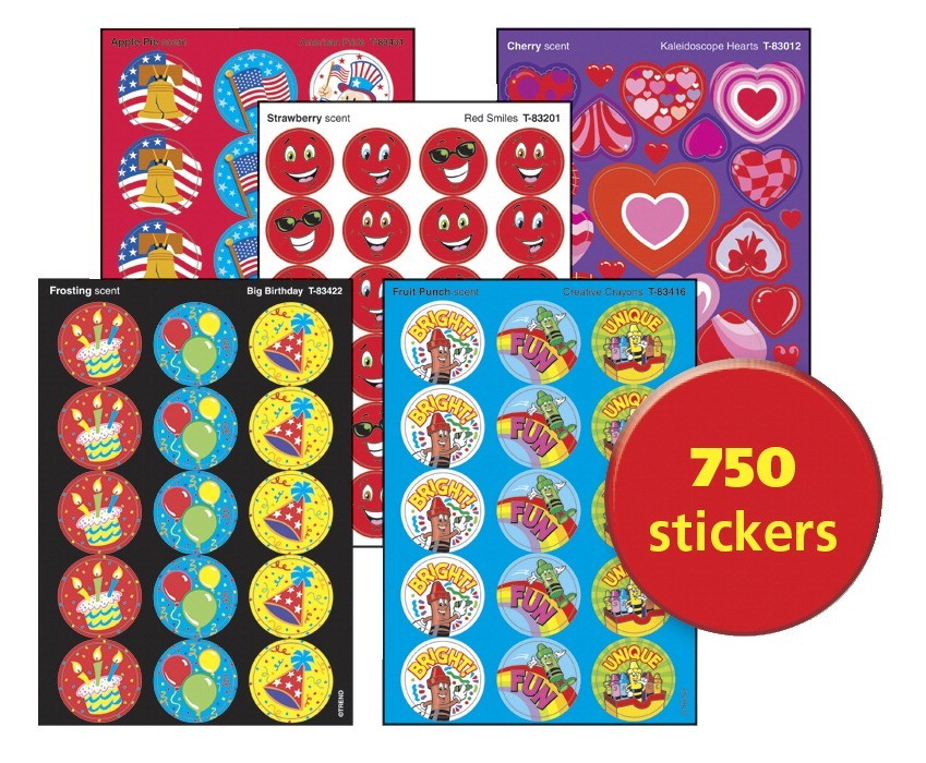 Stinky Stickers Classic Variety Pack - 720/Pkg
