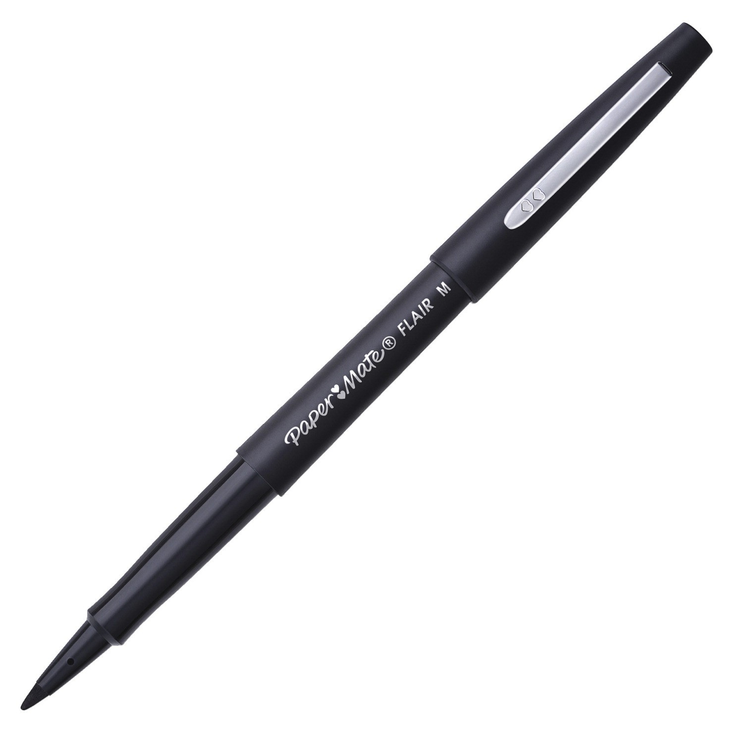 Paper Mate Flair Pen, 1.4mm Medium Felt Tip - Black - 12/Pkg - PAP8430152