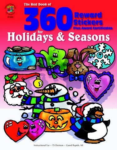 Holidays and Seasons Sticker Book - 360 Stickers/Book