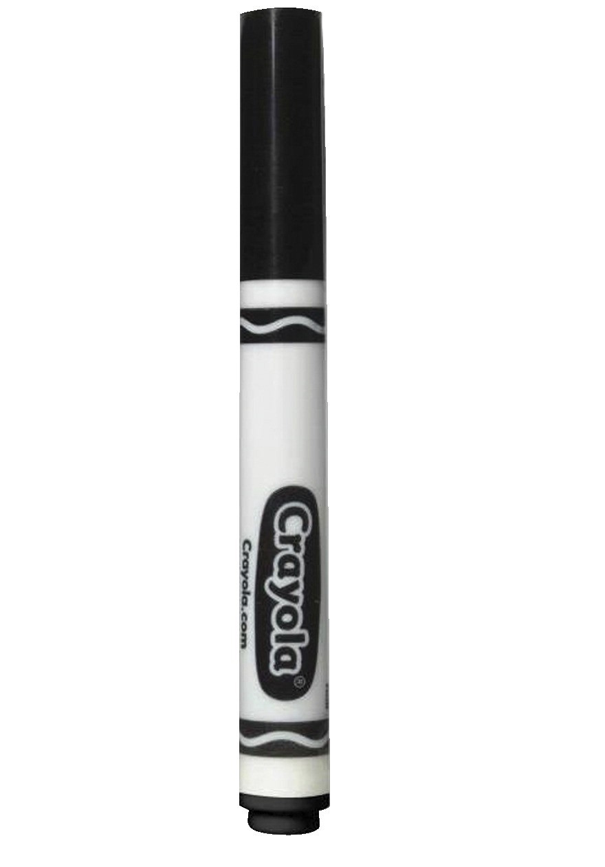 Crayola Bulk Marker Pack - Conical Tip, Black - 12/Pkg - CYO587700051