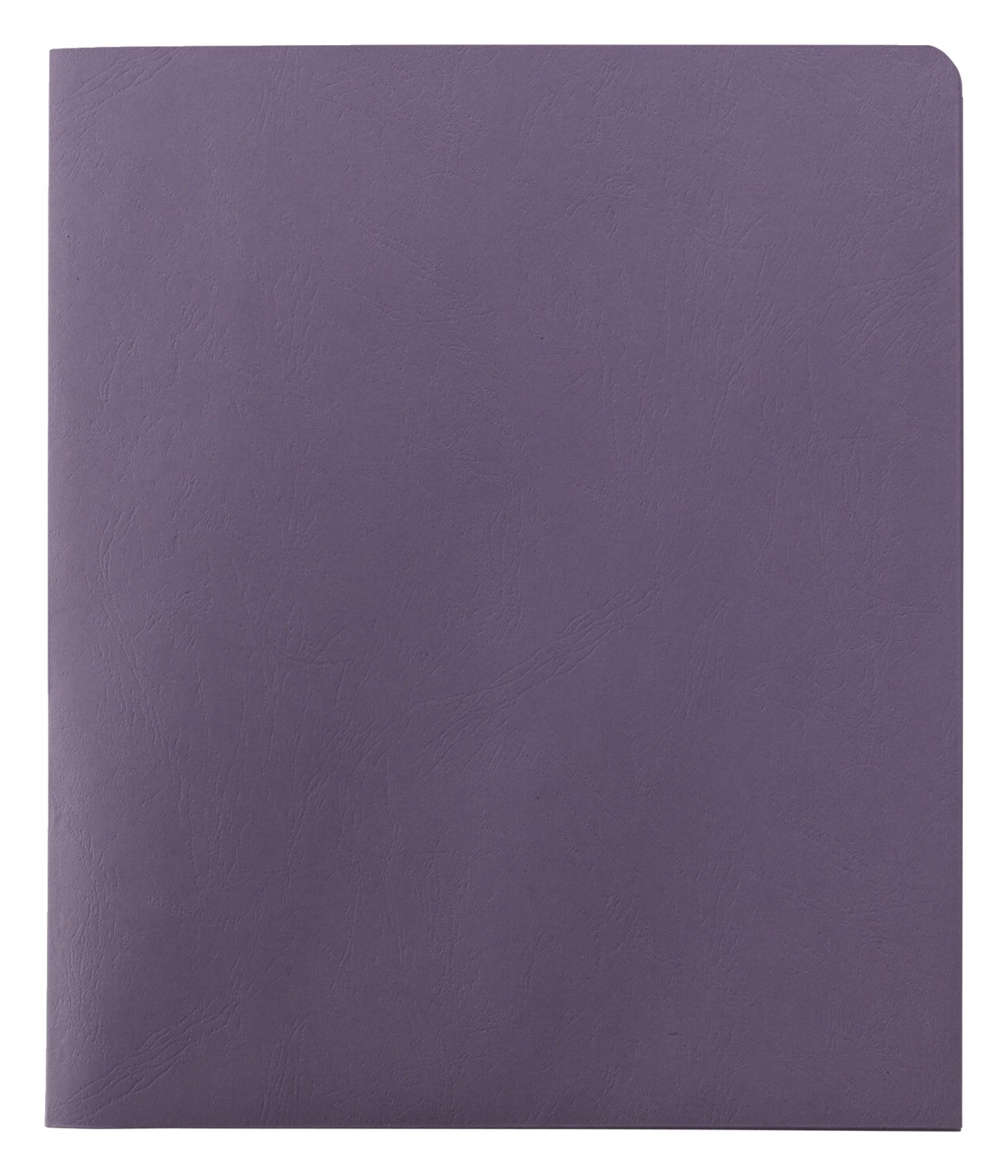 2 Pocket Portfolio, Letter Size - Leatherette - 25/Pkg - Lavender